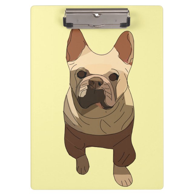 French Bulldog Clipboard (Front)