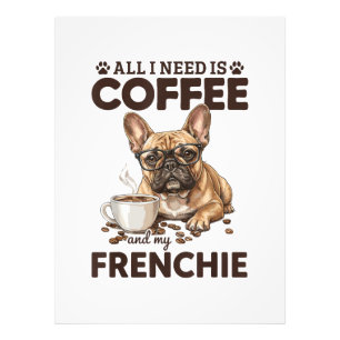French Bulldog Coffee Frenchie Dog Photo Print