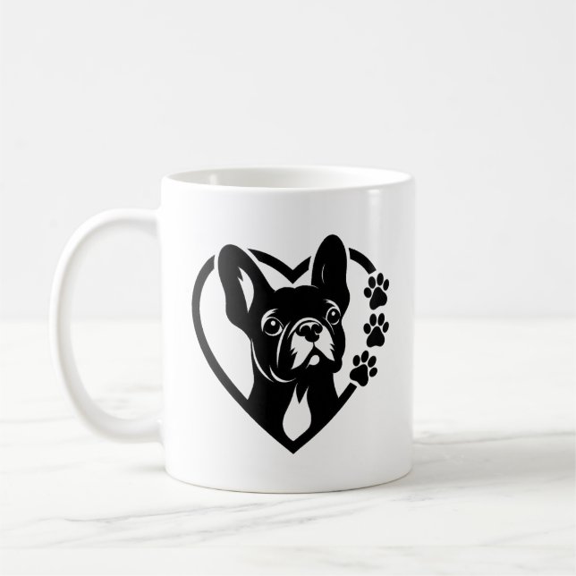 French Bulldog Coffee Mug (Left)