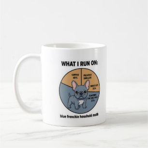 French Bulldog Coffee Snuggles Funny Infographic D Mug