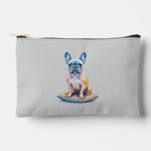French Bulldog Colorful and Artistic Accessory Pouch
