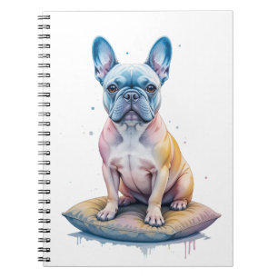 French Bulldog Colorful and Artistic Notebook