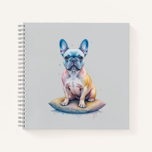 French Bulldog Colorful and Artistic Notebook