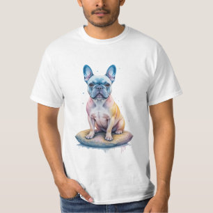 French Bulldog Colorful and Artistic T-Shirt