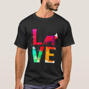 French Bulldog Colorful French Bulldog T-Shirt