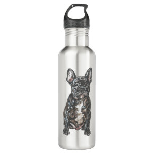 french bulldog colour 710 ml water bottle