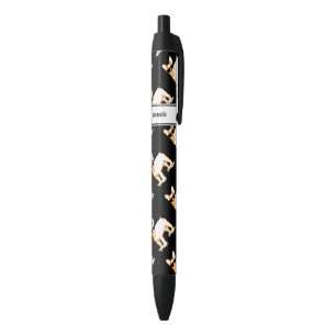French Bulldog cool pupies Black Ink Pen