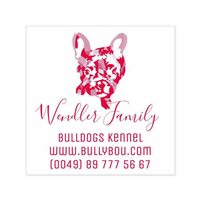 French Bulldog cool stamp (Design)