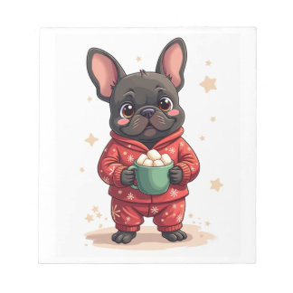 French Bulldog Cozy Cocoa Notepad
