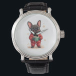 French Bulldog Cozy Cocoa Watch<br><div class="desc">French Bulldog Cozy Cocoa</div>