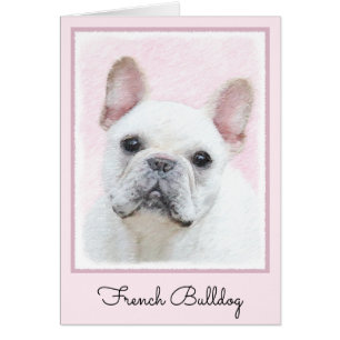 French Bulldog (Cream/White) Painting - Dog Art