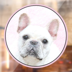 French Bulldog (Cream/White) Painting - Dog Art