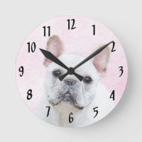 French Bulldog (Cream/White) Painting - Dog Art