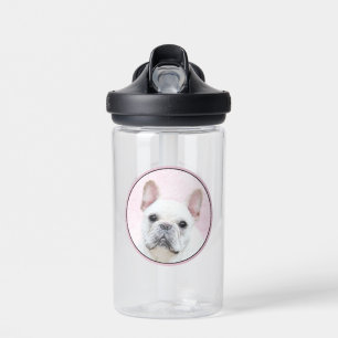 French Bulldog (Cream/White) Painting - Dog Art Water Bottle