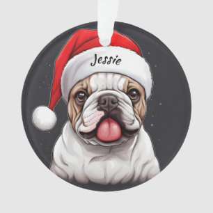 French Bulldog Custom Christmas Ornament