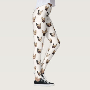 French Bulldog Cute Dog Lover Pattern Leggings