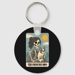 French Bulldog Cute Frenchie Dog Mum Tarot Card Sk Key Ring