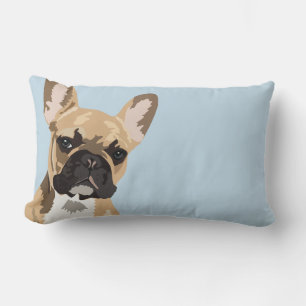 French Bulldog   Cute Frenchie Double Sided Lumbar Cushion
