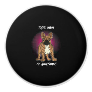 French Bulldog Cute Gifts Women Men Kids Ceramic Knob