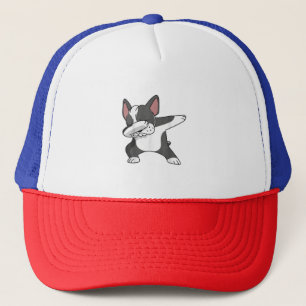 French Bulldog Dabbing Dance For Dog Mum Lover Trucker Hat