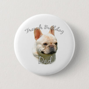 French Bulldog Dad 2 6 Cm Round Badge