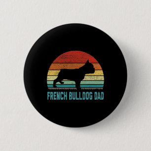French Bulldog Dad - Dog Lover 6 Cm Round Badge
