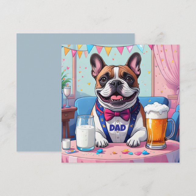 French Bulldog Dad Fatherˋs Day (Front/Back)
