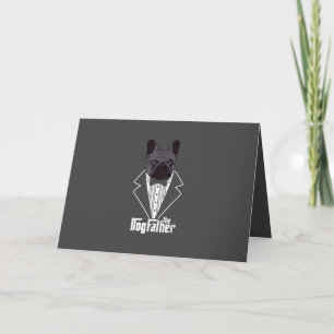 French Bulldog Dad Frenchie Papa Gift Holiday Card
