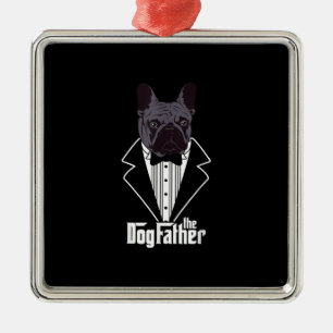 French Bulldog Dad Frenchie Papa Gift Metal Ornament