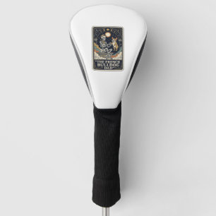 French Bulldog Dad Vintage Skeleton Tarot Shirt_1 Golf Head Cover