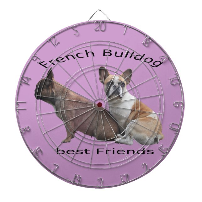 French Bulldog Dartboard (Front)