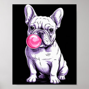 French Bulldog Design For Men Women French Bulldog Poster