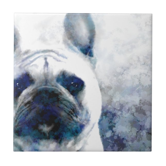 French Bulldog Dog 159 Ceramic Tile (Front)