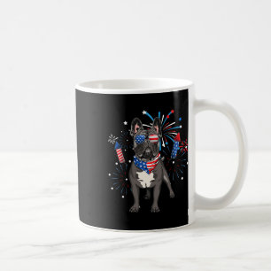 French Bulldog Dog American Usa Flag 4th Of July W Coffee Mug