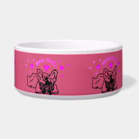 French Bulldog Dog Bowl Dish