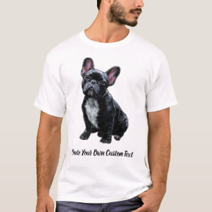 French Bulldog Dog Create Your Own Custom Text T-Shirt