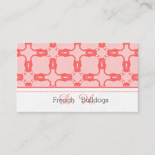 French Bulldog Dog Groomer Puppy Pet Care Business Card