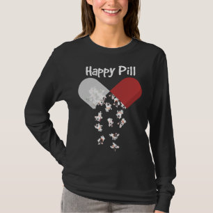 French Bulldog Dog Happy Pill French Bulldog Mum D T-Shirt