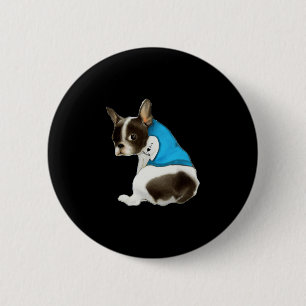 French-bulldog Dog I Love Mum Tattoo French-bulldo 6 Cm Round Badge