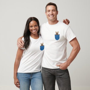 French Bulldog Dog In The Pocket T-Shirt