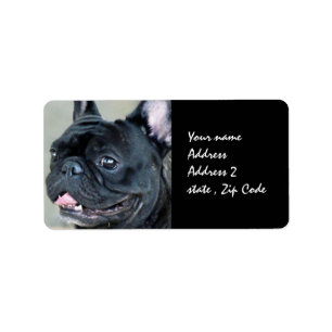 French Bulldog dog Label