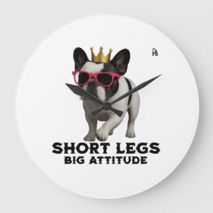 French Bulldog Dog Lovers Large Clock