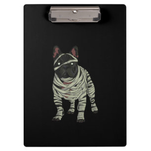 French Bulldog Dog Mummy Halloween Gift Clipboard