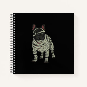 French Bulldog Dog Mummy Halloween Gift Notebook