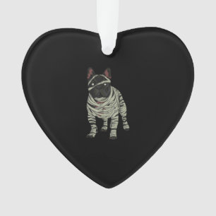 French Bulldog Dog Mummy Halloween Gift Ornament