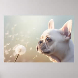French Bulldog Dog Pet Animal Tranquil  Poster