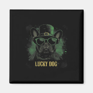 French Bulldog Dog - St. Patrick's Day Saint Paddy Magnet