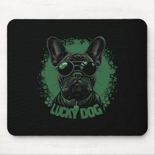 French Bulldog Dog - St. Patrick's Day Saint Paddy Mouse Pad