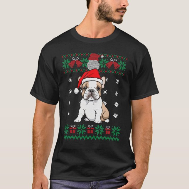 French Bulldog Dog Ugly Sweater Christmas Puppy Do (Front)