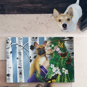 French Bulldog Dryad Fantasy Doormat
